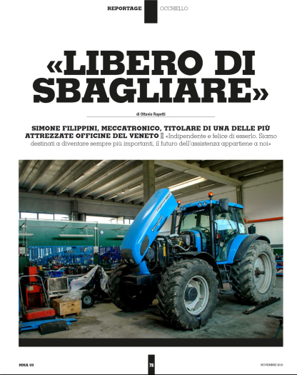 Tractor service reportage 