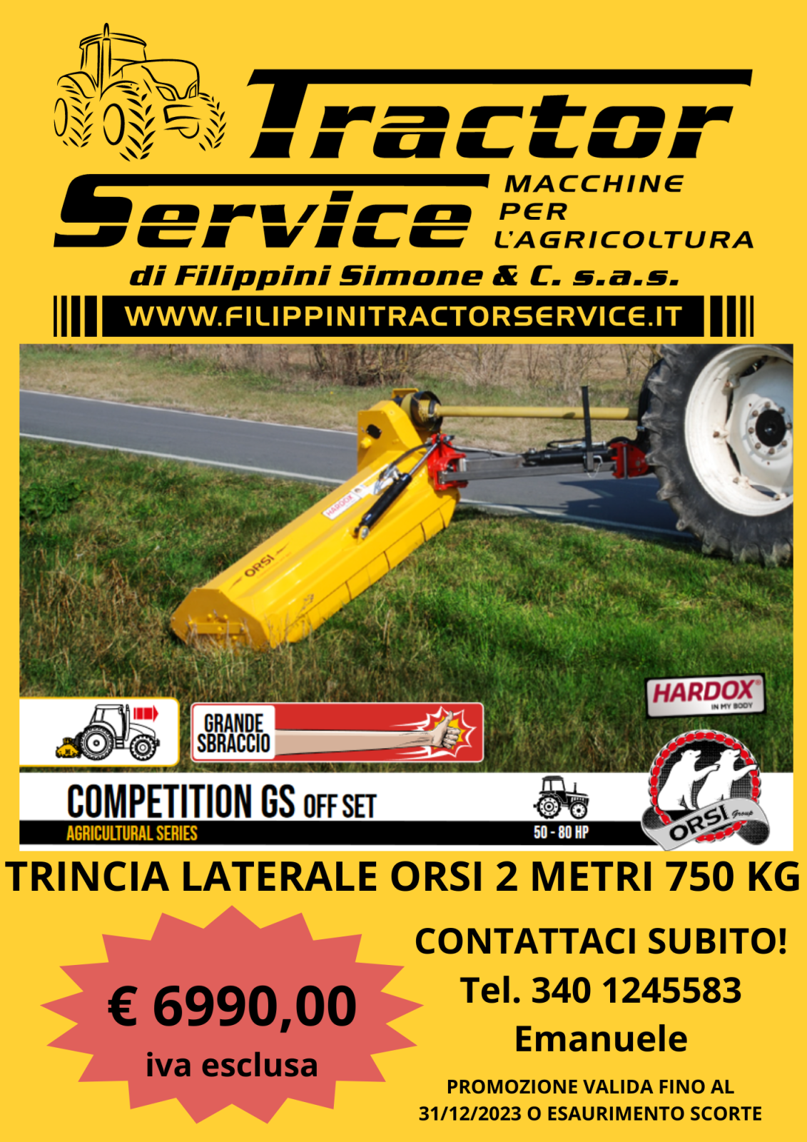 orsi group trincia erba taglia erba trincia laterale giraffa deleks nobili maschio attrezzatura agricola macchine agricole offerta trattore