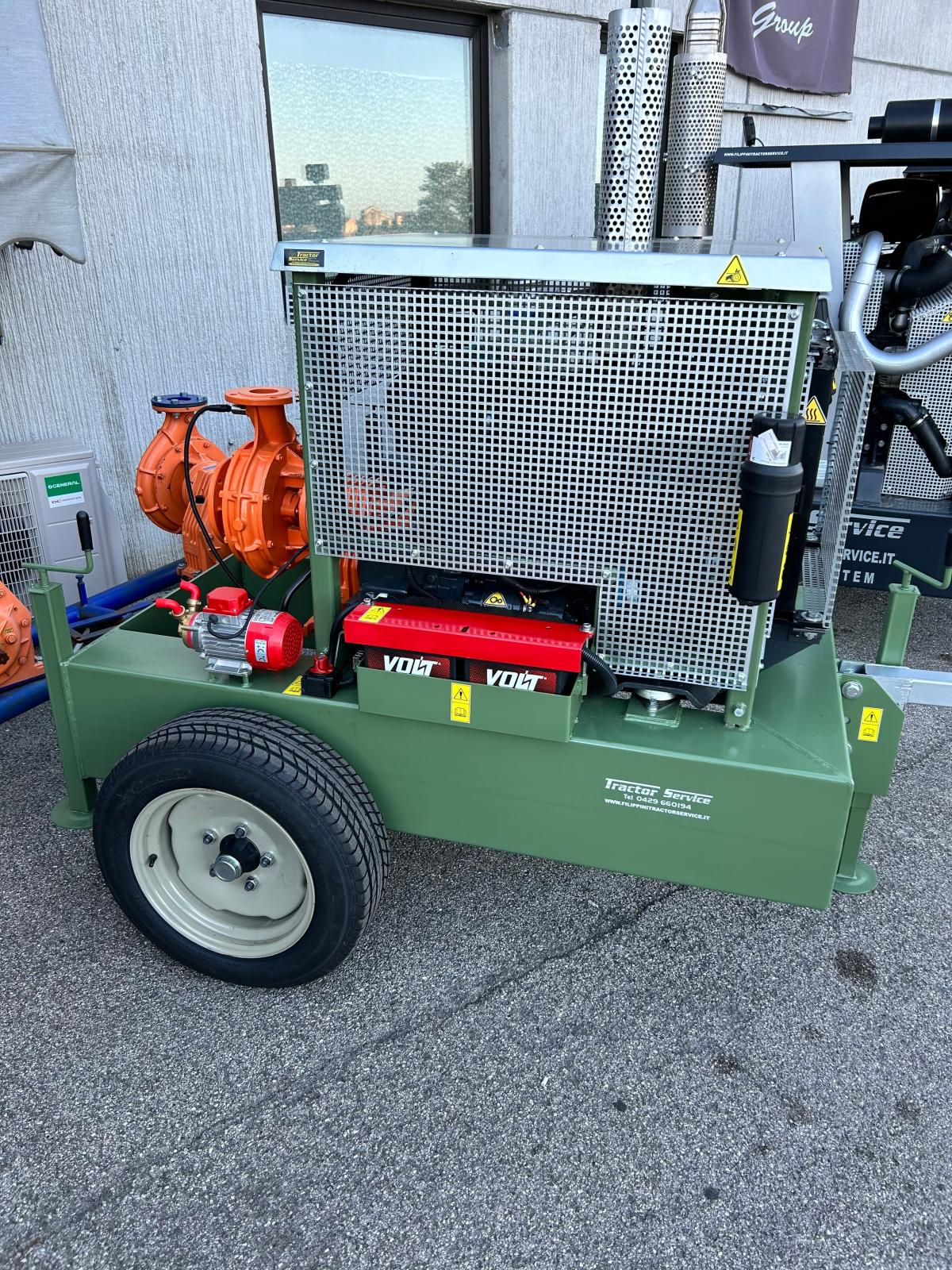 gruppo irrigazione motopompa bassa pressione perkins telaio bio microirrigazione rotolo