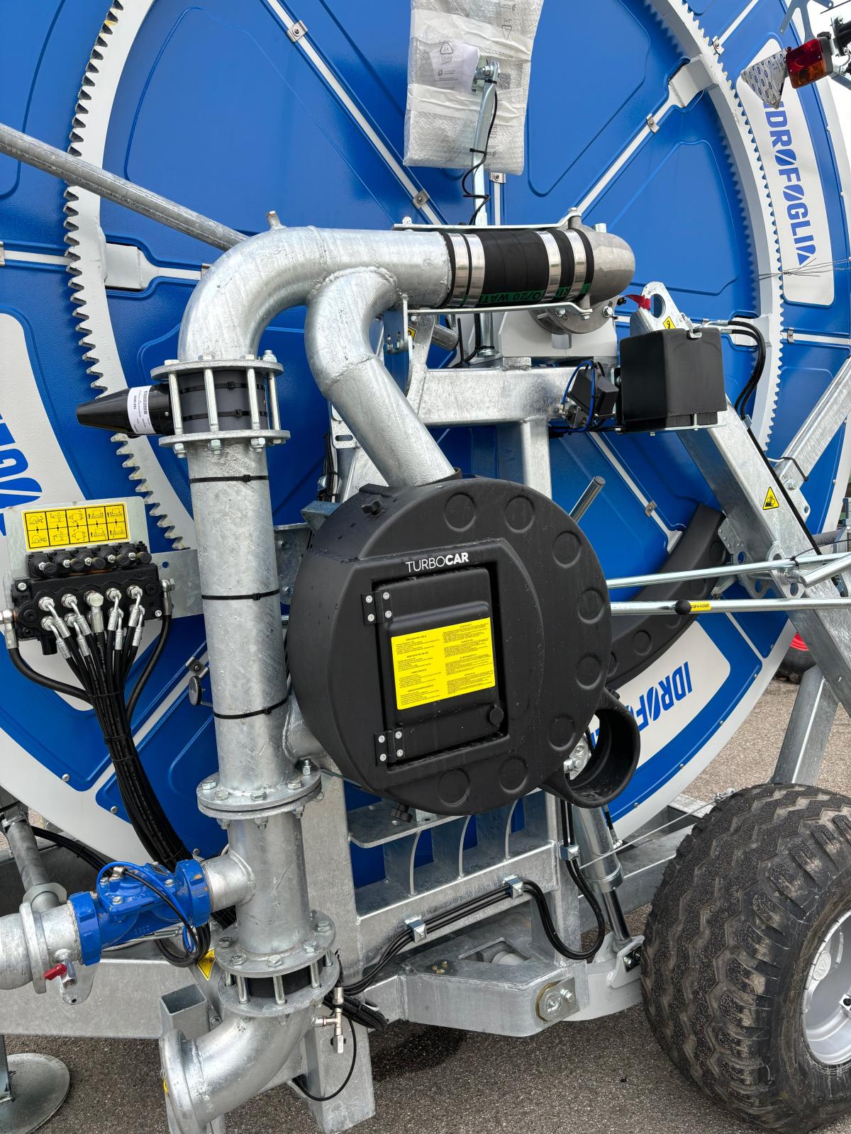 rotolone nuovo macchina semovente idrofoglia filippini tractorservice il dottore dei trattori tractors agriculture irrigation irrigazione idromop elchos veneto